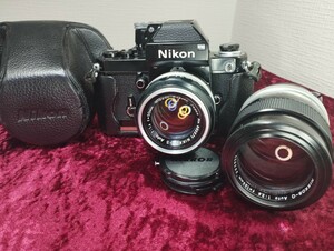 【委託品】 Nikon F2 フォトミック　NIKKOR 50mm 1.4 135mm 2.8 レンズ付き シャッターOK速度変化有り フィルムカメラ一眼レフ 1円スタート