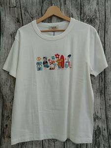 東洋エンタープライズ SUN SURF サンサーフ 半袖Tシャツ ホワイト Lサイズ 日本製 美品