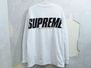 希少 XL サイズ Supreme Trademark L/S Top 長袖 Tシャツ ロンT ロングスリーブ WHITE シュプリーム F 