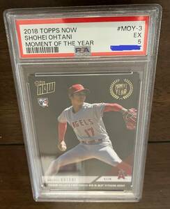 大谷翔平メジャー初登板記念カード 2018 TOPPS NOW SHOHEI OHTANI MOMENT OF THE YEAR #MOY-3 