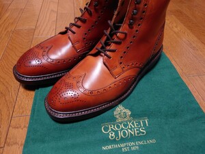 未使用【7.5E】Crockett＆jones SKYE3 スカイ ブーツ ダイナイトソール クロケットアンドジョーンズ ダニエルクレイグ着用 007