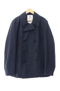 シュプリーム SUPREME 13SS Military Peacoat ミリタリー ピーコート Pコート M 紺 ネイビー ブランド古着ベクトル 中古☆AA★●241019 メ