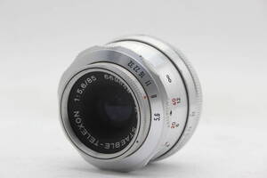 【訳あり品】 Staeble-Telexon 85mm F5.6 -E-ライカLマウント レンズ s9711