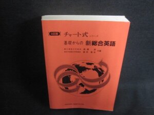 チャート式シリーズ基礎からの新総合英語　カバー無書込みシミ日焼け有/ACQ