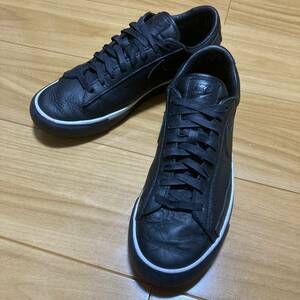 ■美品 正規品■BLACK コムデギャルソン ナイキ NIKE ブレザー スニーカー■US10 28cm■BLAZER LOW CDG レザー■