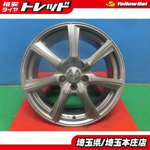 送料無料 中古 アルミホイール PRD 18インチ 7J +48 5H114.3 4本セット 庄 エクストレイル ジューク リーフ MPV CX-30 MX-30 フォレスター