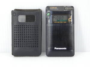 ★☆Panasonic ワイドFM対応 FM/AMポケットラジオ RF-H860 日本製 動作品 オマケ新品電池付き☆★