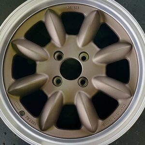 激安価格!! 15x7.0J+20 PCD 100 4H 15インチ 7j pcd 100 4H CB 73.1 マットサンドブロンズ WR110-BR 新品ホイール 送料無料