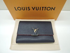 LOUIS VUITTON ルイヴィトン ポルトフォイユ・カプシーヌ・コンパクト M63741 BOX付 ランクA BRB・バッグ・財布