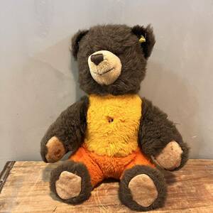 【70s USA vintage】Steiff Teddy Bear “Happy” シュタイフ　テディベア　ハッピー　アメリカ　ビンテージ　ぬいぐるみ