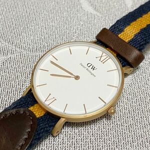 ダニエルウェリントン Daniel Wellington　セルウィン 0554DW　ユニセックス 　36mm　長期保管品　電池交換済み