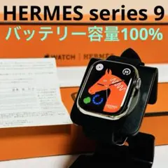 Apple watch HERMES series 9 ステンレス アップル