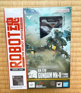 ROBOT魂 ver.anime RX-178 ガンダム mk-Ⅱ ティターンズ仕様 美品　ガンダムマークⅡ ティターンズ バンダイ BANDAI gundam ロボット魂　