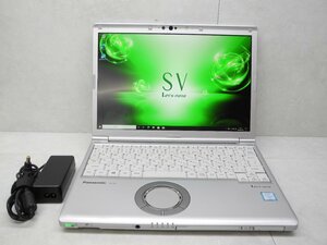 ☆1円☆第8世代☆CF-SV7RDAVS☆Core i5 1.70GHz/8GB/SSD256GB☆累積4020☆高解像度☆Sマルチ/無線/Bluetooth/カメラ/Office/DtoD領域☆