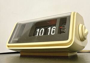 スペースエイジ ミッドセンチュリー 昭和レトロ コパル パタパタ目覚まし時計 copal model 228 vintage flip alarm clock 