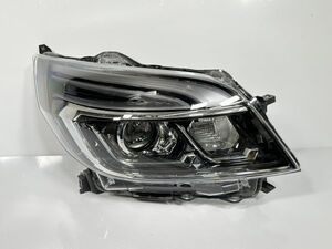 デイズルークスハイウェイスター B21A eKスペースカスタム B11A 後期 右ヘッドライト LED 26010-6A03B 100-6712J 良品/破損なし 管理19375