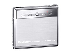 【中古】Panasonic　パナソニック　SJ-MJ55-S　シルバー　ポータブルMDプレーヤー　MDLP対応　（MD再生専用機/MDウォークマン）