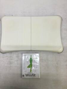 【#18】[ジャンク]Wii fit セット　中古