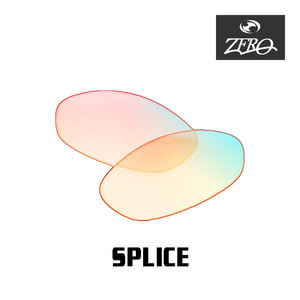 オークリー サングラス 交換レンズ スプライス ミラーレンズ SPLICE OAKLEY ZERO TECH BASE製 互換レンズ