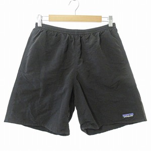 パタゴニア Patagonia 美品 23SS 58035 バギーズ ショート ハーフ パンツ ショーツ イージーウエスト S 黒 0918 ■GY09 メンズ