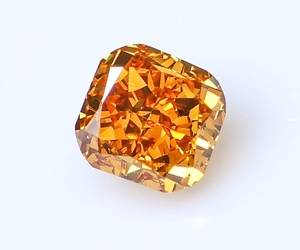 【１００円～】VS2！0.192ｃｔ 天然ダイヤ FANCY DEEP YELLOW ORANGE（ナチュラルカラー）