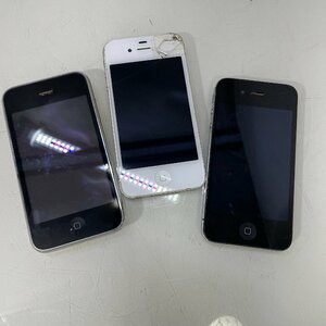 ΣMΣ iPhone ３台まとめ 3GS、4S ジャンク品　apple ΣK‐230806