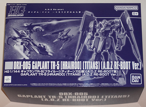 プレミアムバンダイ限定 HG 1/144 ギャプランTR-5[フライルー] (ティターンズ仕様)(A.O.Z RE-BOOT版)