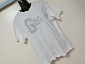 kkyj2569 ■ gap ■ Tシャツ カットソー トップス 半袖 コットン オフホワイト 白 M