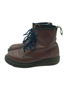 Dr.Martens◆レースアップブーツ/UK8/BRD/レザー/8ホール/英国製