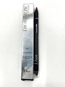 【未使用品に見受けられる】Dior ディオール ディオールショウ 24H スティロ ウォータープルーフ 851 マットピンク アイライナー