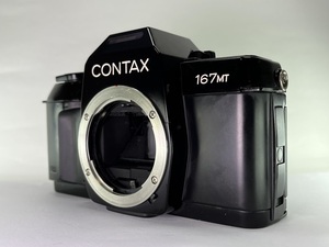 ★良品★ CONTAX コンタックス 167MT ボディブラック★シャッター全速、セルフタイマー、露出計OK★ ＃0929-16