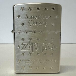 【86】 ZIPPO American Classic ZIPPO MANUFACTURING CO. BRADFORD,PA,U.S.A. ジッポー 火花のみ確認 シルバーカラー 1998年製