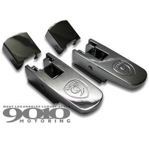 【CODE9】 HUMMER/ハマー H2　ビレット クロームフードラッチ　CODE9　ロゴ入 H2CB-230C9