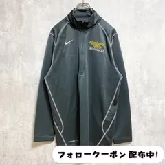 古着 used　NIKE　ナイキ　長袖ハーフジップカレッジトラックジャケット　ジャージ　アパラチア大学　フットボール　黒　ブラック