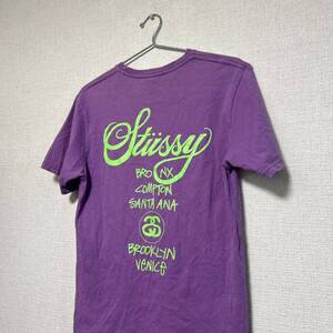 ★激レアカラー★ stussy tシャツ 紫　パープル　半袖シャツ