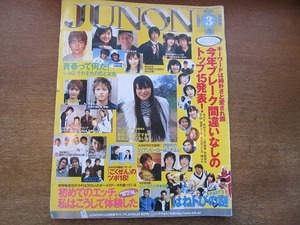 1904CS●JUNON ジュノン 2005.3●柴咲コウ/山田孝之/石原さとみ/小池徹平/田中幸太朗/市川由衣/森山未來/クォン・サンウ/リュ・シウォン