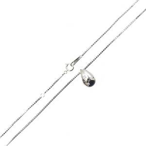 MIKIMOTO ミキモト K18WG 18金ホワイトゴールド ペンダントトップ D0.063ct刻印 / Pt850 ベネチアンネックレス 首周り45cm IS 美品 Sランク