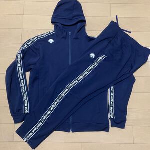 DESCENTE デサント Move Sport スウェットジャージ上下　紺　サイズL