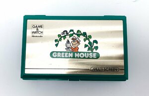 【1円～】任天堂 NINTENDO ゲーム&ウォッチ マルチスクリーン グリーンハウス GH-54 GAME&WATCH GREEN HOUSE ゲームウォッチ ジャンク品