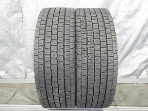 245/70R19.5 136/134J ダンロップ DUNLOP 冬 DECTES SP081 中古 2本セット スタッドレス 2022年製 日本製 245/70/19.5 245/70-19.5 UT3028