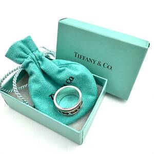 #4177 TIFFANY&Co. ティファニー アトラス リング SV925 重さ13.2g サイズ 約18号 銀製 アクセサリ 指輪