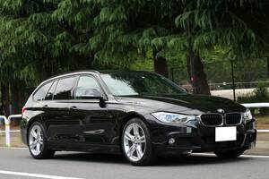 【稀少 ディーゼル＆OP:黒革】【ディーラー整備 低走行78,785㎞】BMW320 dツーリング Ｍスポーツ【検令和 8/6長期】黒革/地デジナビ/東京