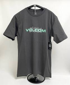 VOLCOM ボルコム AF242202STC① メンズ Sサイズ 半袖Tシャツ シンプルなロゴティー LogoTee グレー系色 ヴォルコム 新品 即決 送料無料