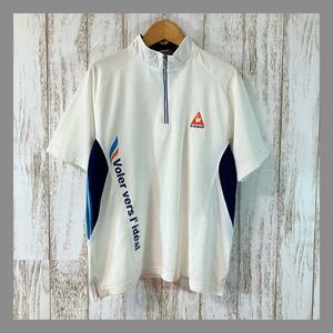 le coq sportif◆ルコックスポルティフ（M)半袖ハーフジップ　ゴルフ