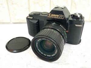 Canon キヤノン T50 一眼レフフイルムカメラ+ZOOM FD 35-70mm 1:3.5-4.5レンズ 空シャッターOK 通電確認済 fah 11A738