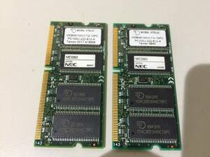 中古品 MOSEL VITELIC DIMM PC100-64M 128MB(64M*2) 現状品