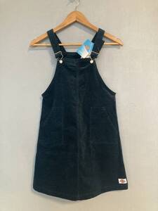 ★未使用 UNITED ARROWS ユナイテッドアローズ Dickies ディッキーズ コーデユロイ ワンピース 140 ネイビー Navy オーバーオール キッズ