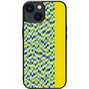 Man & Wood マンアンドウッド MagSafe対応天然木ケース for iPhone 15 Yellow Submarine I25505i15 /l