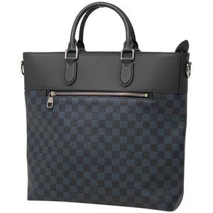 ルイ・ヴィトン Louis Vuitton ニューポート トート 2WAY ショルダー トートバッグ ダミエコバルト ノワール ネイビー N41588 メンズ 中古