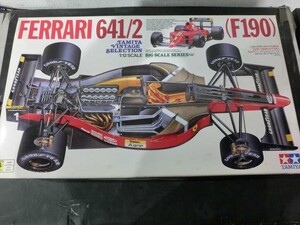 T【A7-92】【140サイズ】内袋未開封/未組立/タミヤ/フェラーリ 641/2 F190 1/12 ビッグスケール No.25 プラモデル